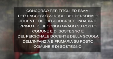 CONCORSO PER TITOLI ED ESAMI