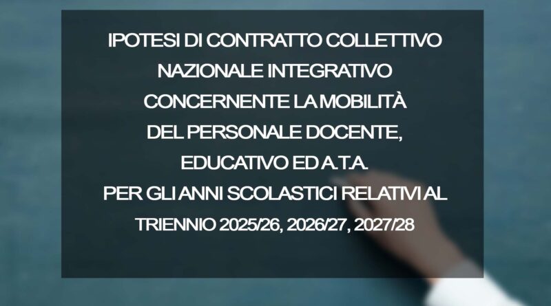 IPOTESI DI CONTRATTO COLLETTIVO NAZIONALE INTEGRATIVO